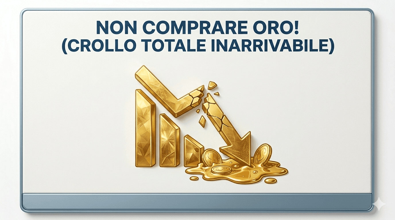 Crollo dell'oro: cosa fare?