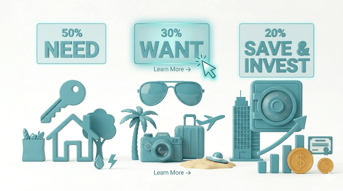 Regola 50/30/20 nel 2026