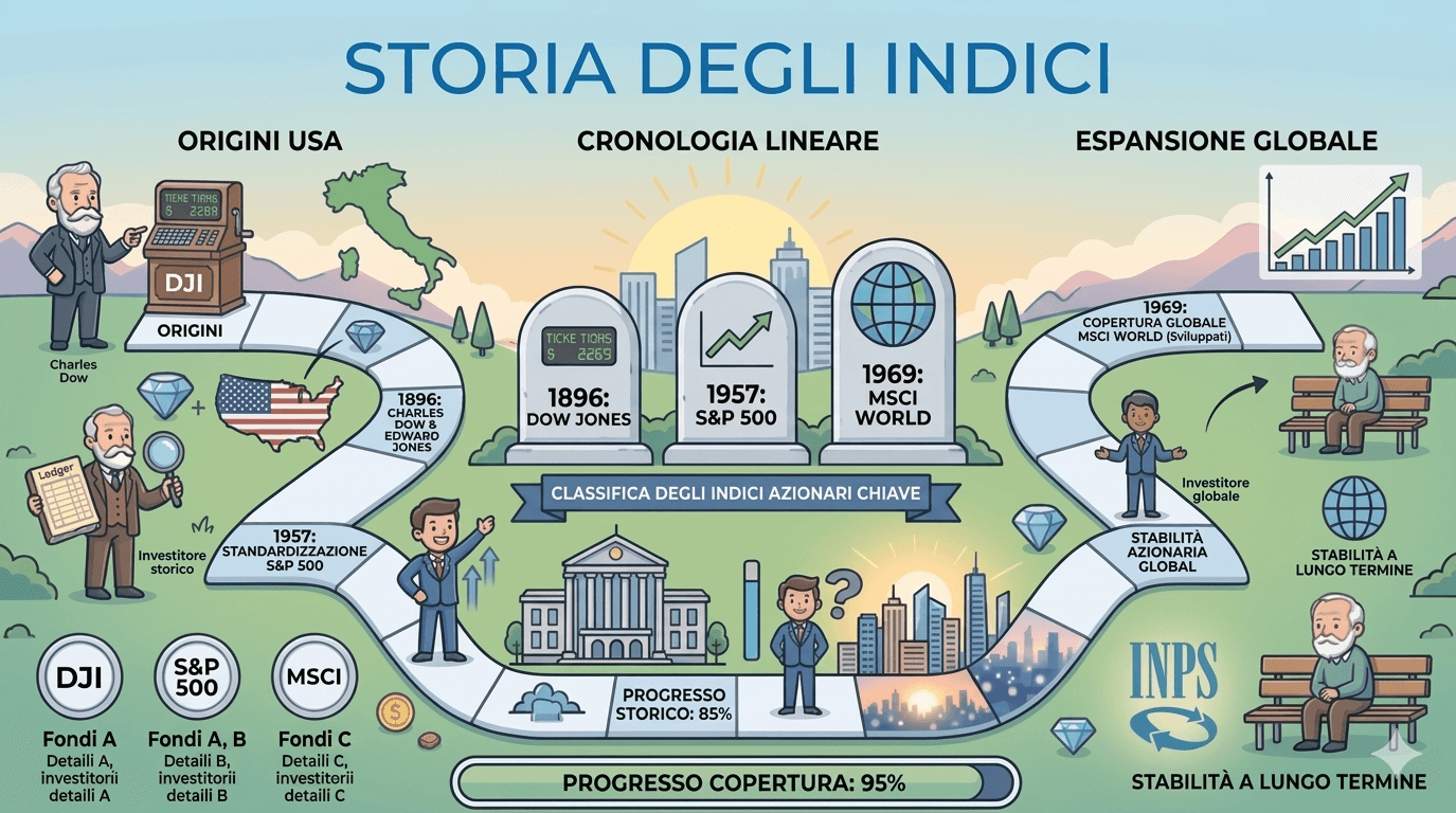 Storia degli indici: S&P 500, Dow Jones e MSCI World